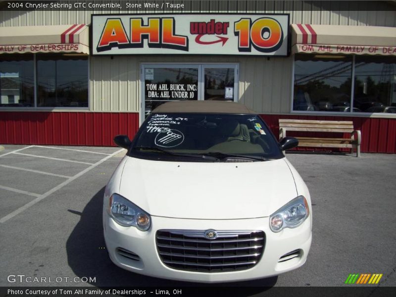 Stone White / Taupe 2004 Chrysler Sebring GTC Convertible