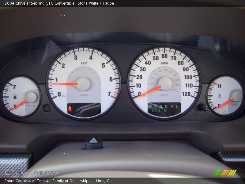 Stone White / Taupe 2004 Chrysler Sebring GTC Convertible