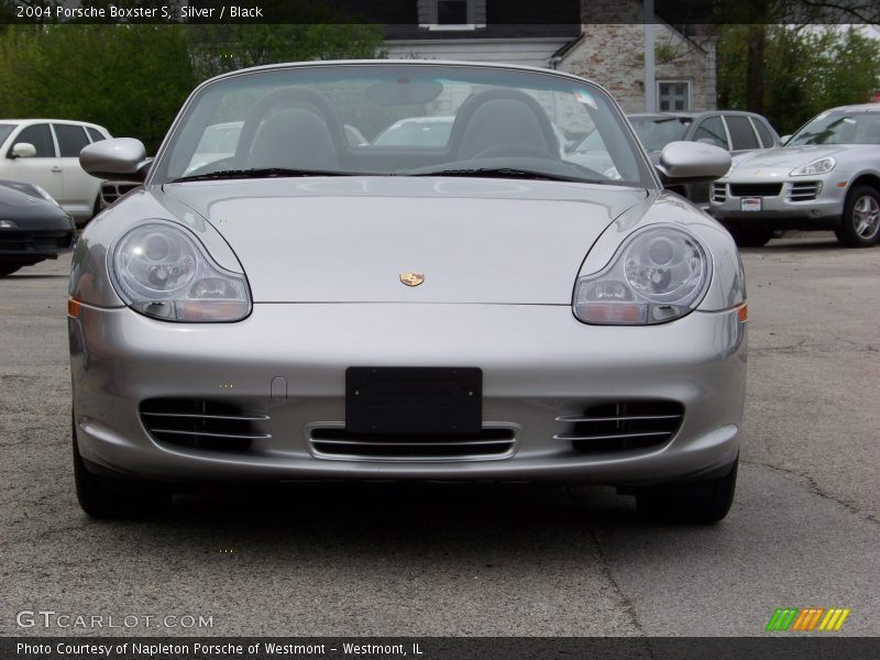 Silver / Black 2004 Porsche Boxster S