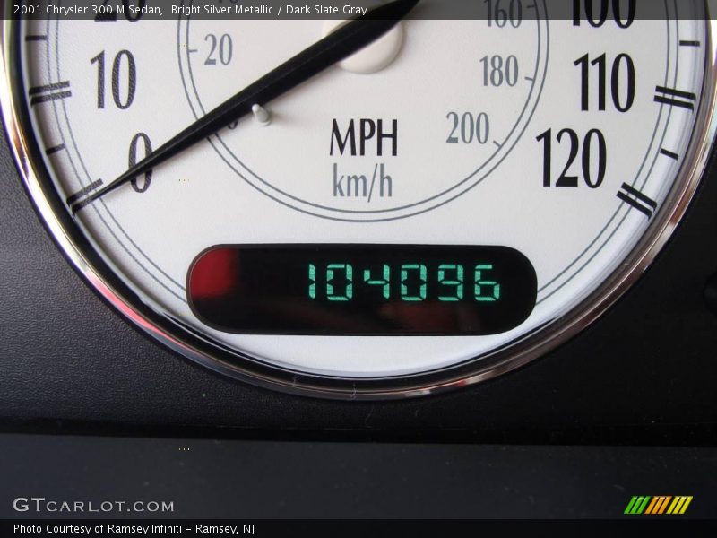 Bright Silver Metallic / Dark Slate Gray 2001 Chrysler 300 M Sedan