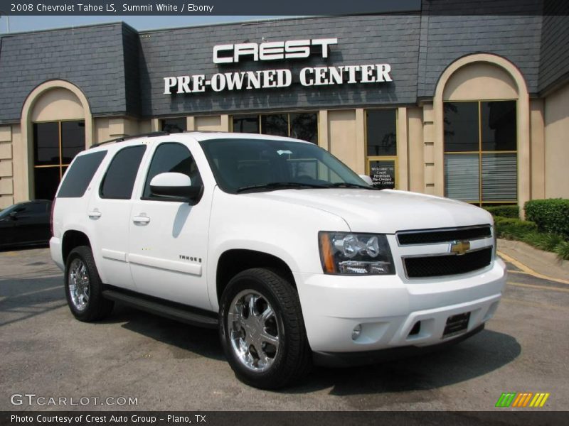 Summit White / Ebony 2008 Chevrolet Tahoe LS