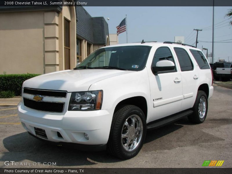 Summit White / Ebony 2008 Chevrolet Tahoe LS