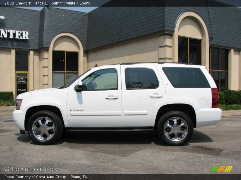 Summit White / Ebony 2008 Chevrolet Tahoe LS