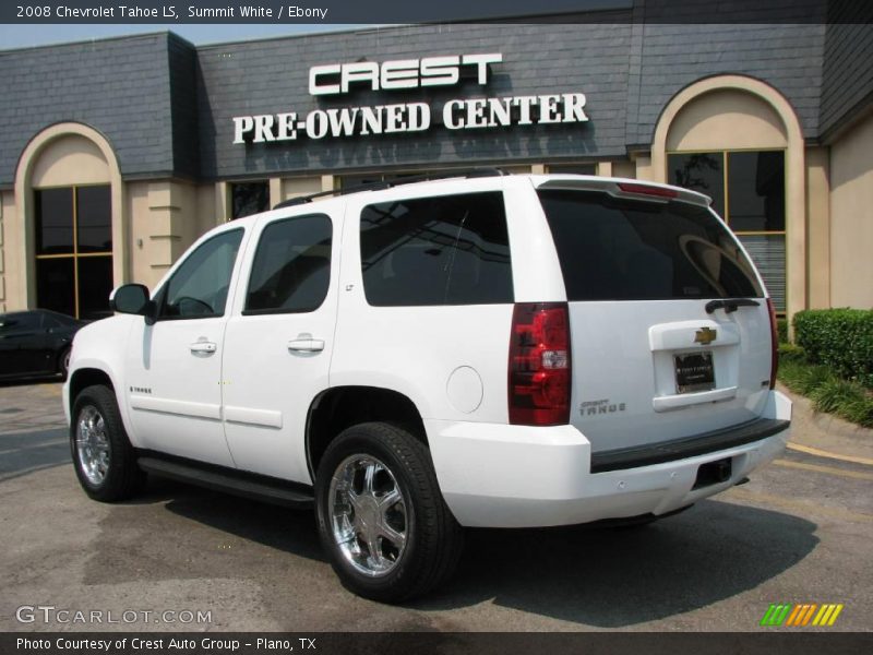 Summit White / Ebony 2008 Chevrolet Tahoe LS