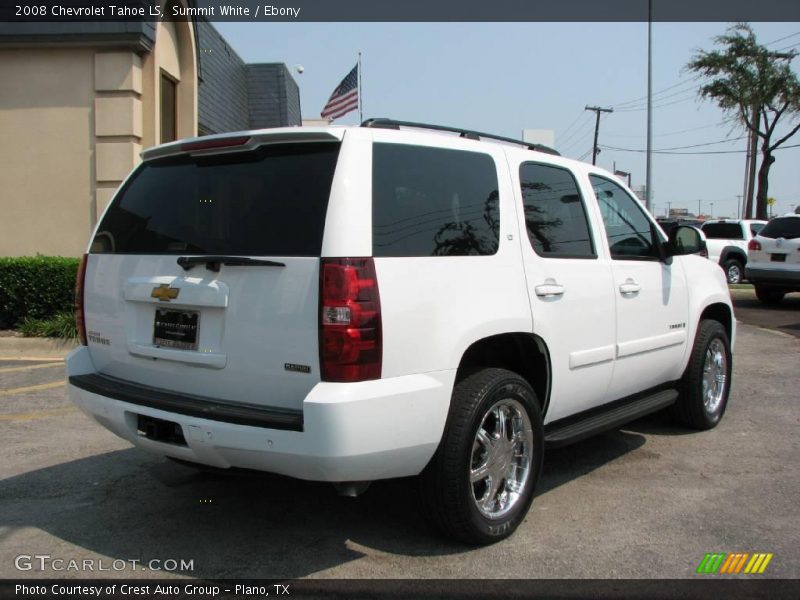 Summit White / Ebony 2008 Chevrolet Tahoe LS
