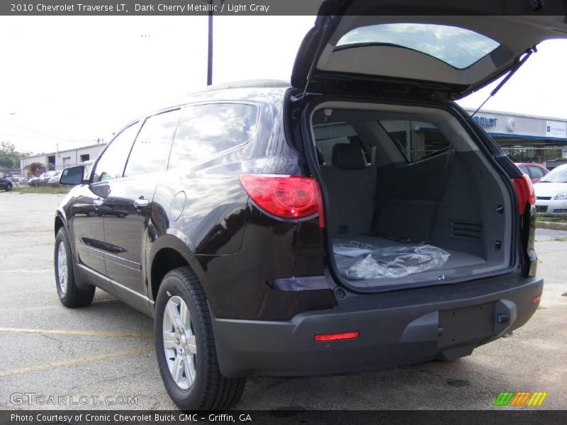 Dark Cherry Metallic / Light Gray 2010 Chevrolet Traverse LT