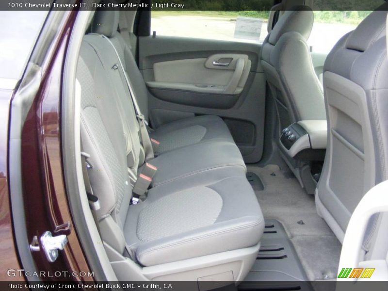 Dark Cherry Metallic / Light Gray 2010 Chevrolet Traverse LT