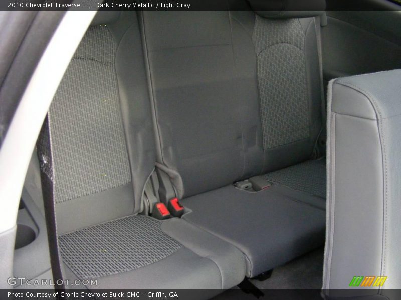 Dark Cherry Metallic / Light Gray 2010 Chevrolet Traverse LT