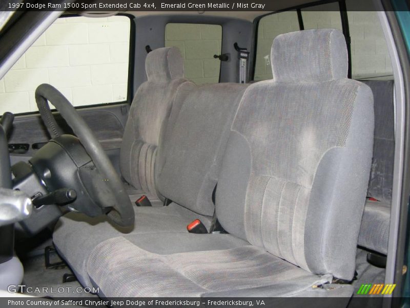 Emerald Green Metallic / Mist Gray 1997 Dodge Ram 1500 Sport Extended Cab 4x4