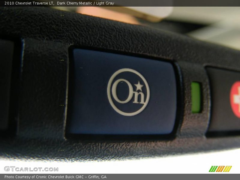 Dark Cherry Metallic / Light Gray 2010 Chevrolet Traverse LT