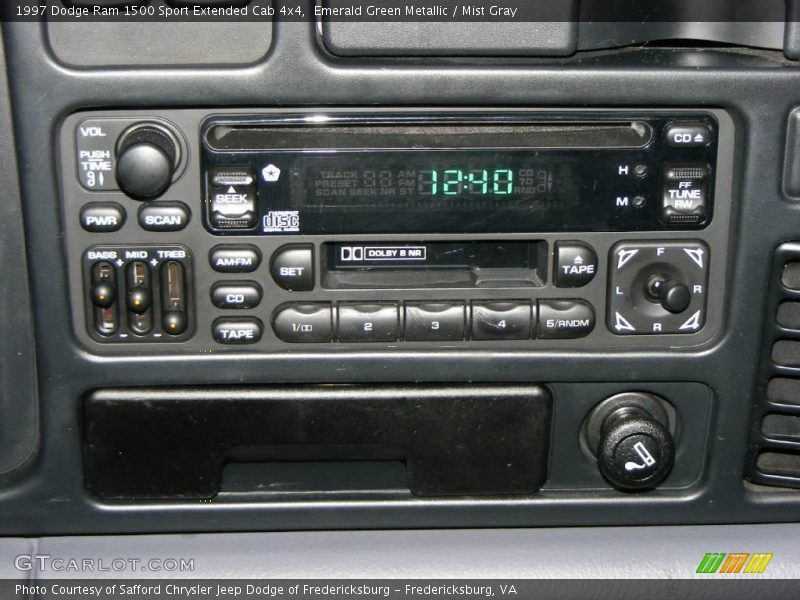 Emerald Green Metallic / Mist Gray 1997 Dodge Ram 1500 Sport Extended Cab 4x4