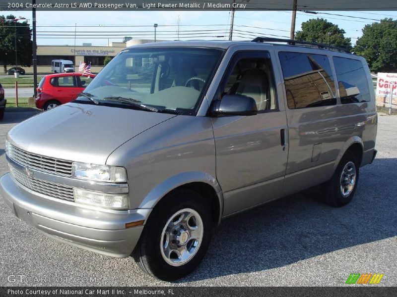Light Pewter Metallic / Medium Gray 2004 Chevrolet Astro LS AWD Passenger Van