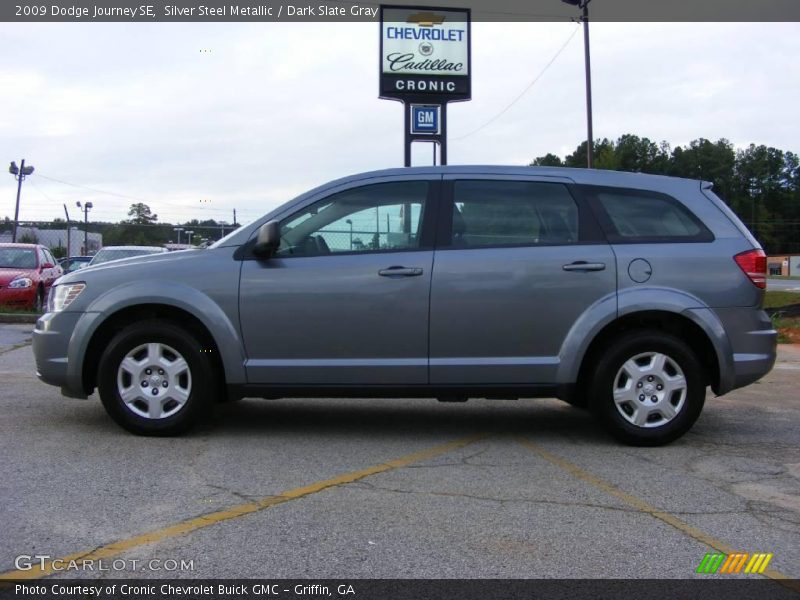 Silver Steel Metallic / Dark Slate Gray 2009 Dodge Journey SE