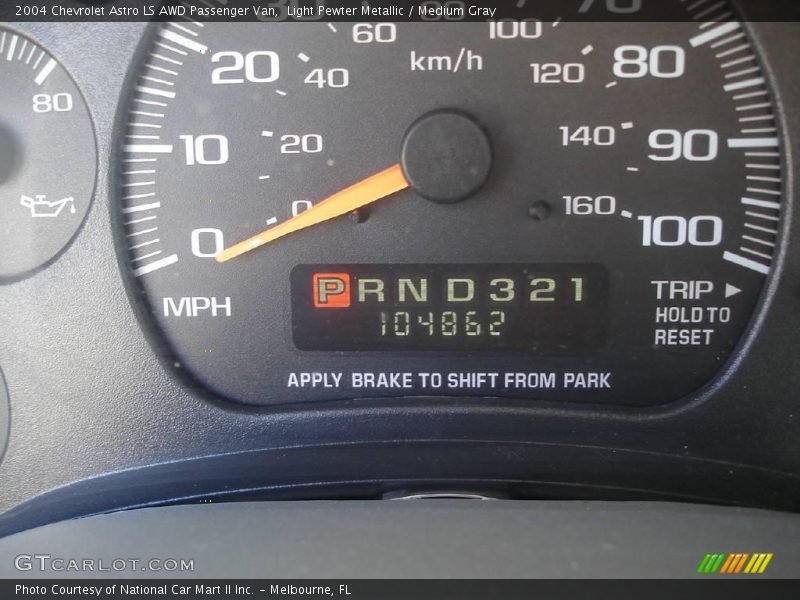 Light Pewter Metallic / Medium Gray 2004 Chevrolet Astro LS AWD Passenger Van