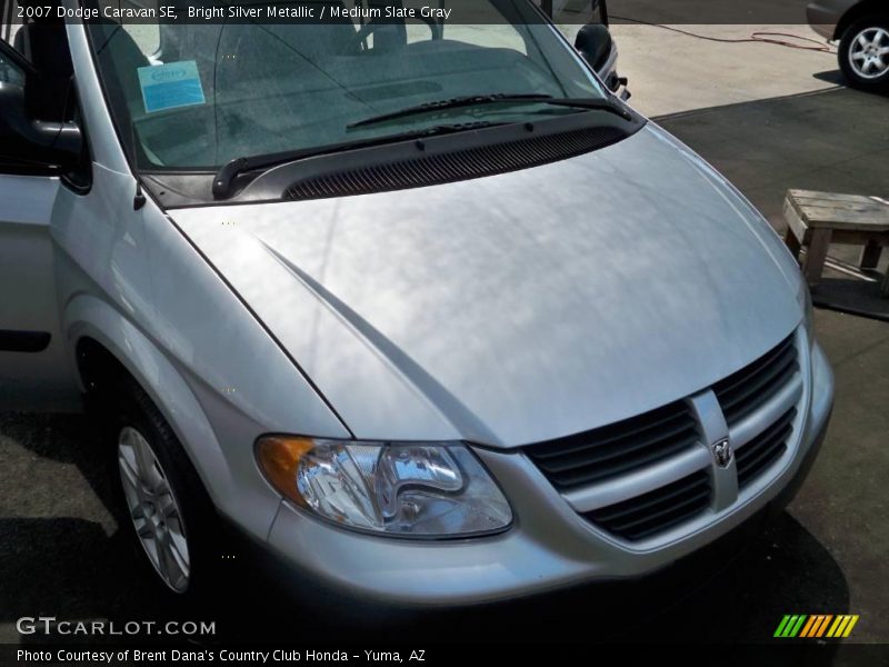 Bright Silver Metallic / Medium Slate Gray 2007 Dodge Caravan SE