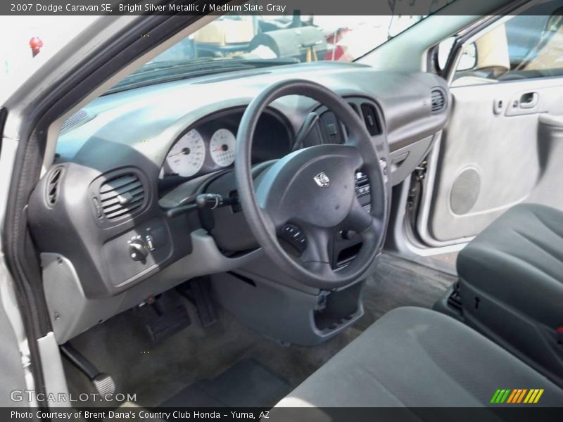 Bright Silver Metallic / Medium Slate Gray 2007 Dodge Caravan SE