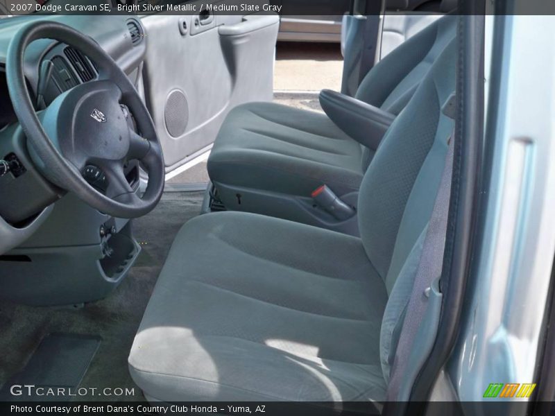 Bright Silver Metallic / Medium Slate Gray 2007 Dodge Caravan SE