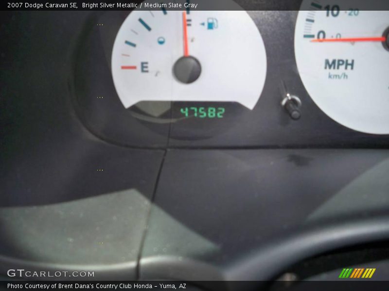 Bright Silver Metallic / Medium Slate Gray 2007 Dodge Caravan SE