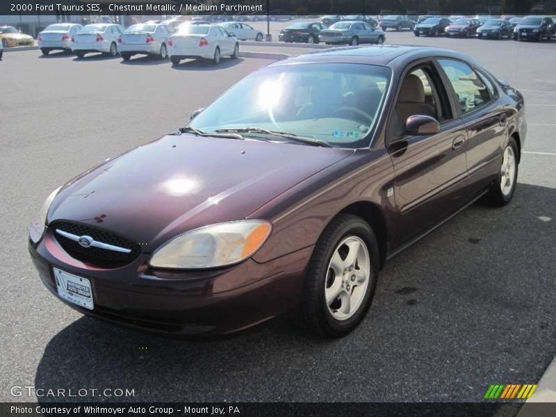 Chestnut Metallic / Medium Parchment 2000 Ford Taurus SES