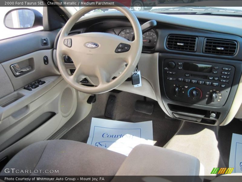 Chestnut Metallic / Medium Parchment 2000 Ford Taurus SES