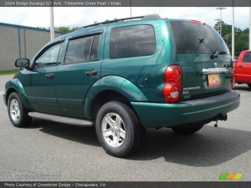 Timberline Green Pearl / Khaki 2004 Dodge Durango SLT 4x4