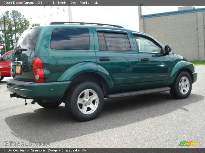 Timberline Green Pearl / Khaki 2004 Dodge Durango SLT 4x4