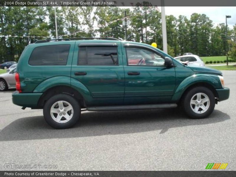 Timberline Green Pearl / Khaki 2004 Dodge Durango SLT 4x4