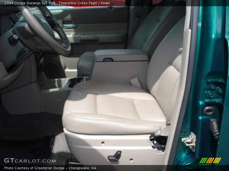 Timberline Green Pearl / Khaki 2004 Dodge Durango SLT 4x4