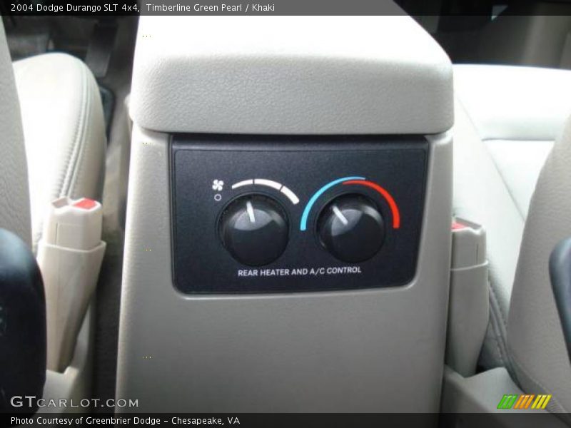 Timberline Green Pearl / Khaki 2004 Dodge Durango SLT 4x4