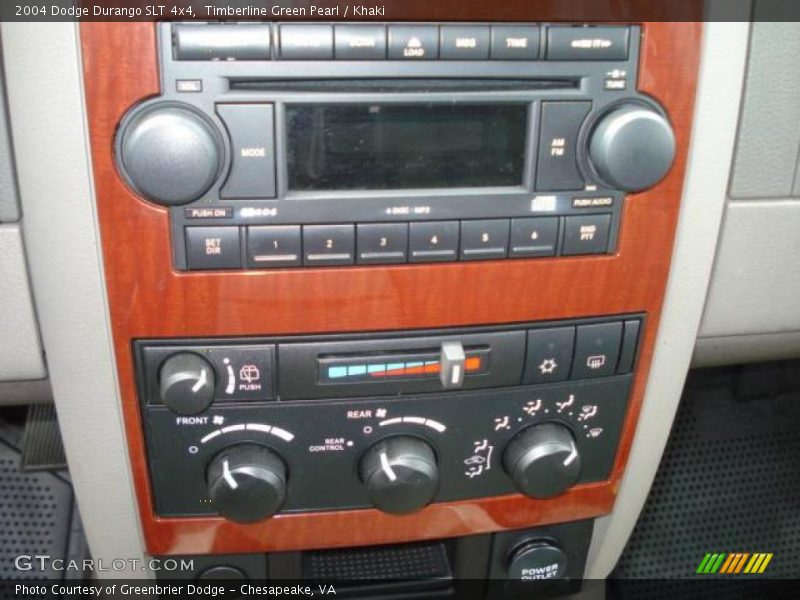 Timberline Green Pearl / Khaki 2004 Dodge Durango SLT 4x4