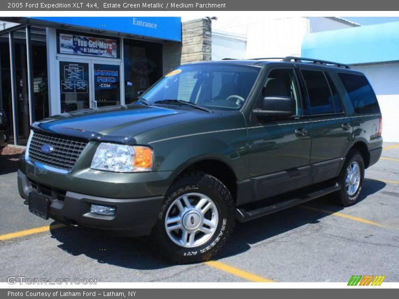 Estate Green Metallic / Medium Parchment 2005 Ford Expedition XLT 4x4