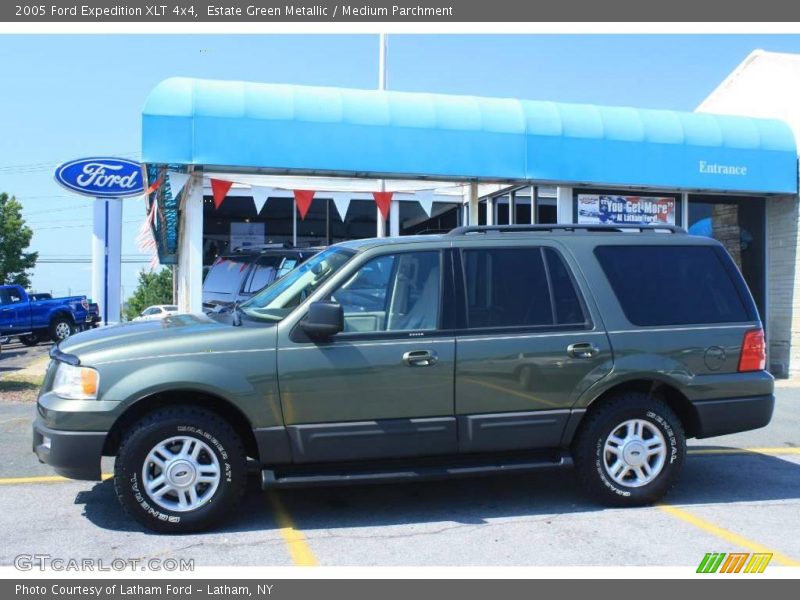 Estate Green Metallic / Medium Parchment 2005 Ford Expedition XLT 4x4