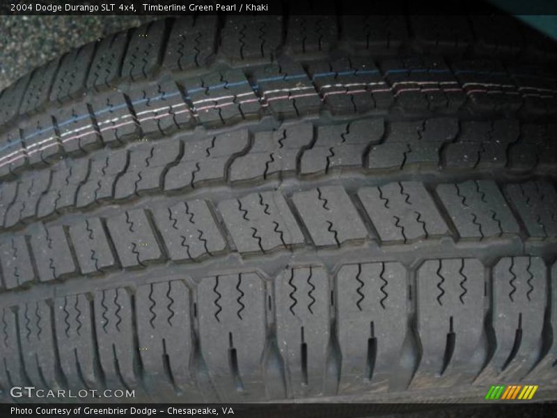 Timberline Green Pearl / Khaki 2004 Dodge Durango SLT 4x4