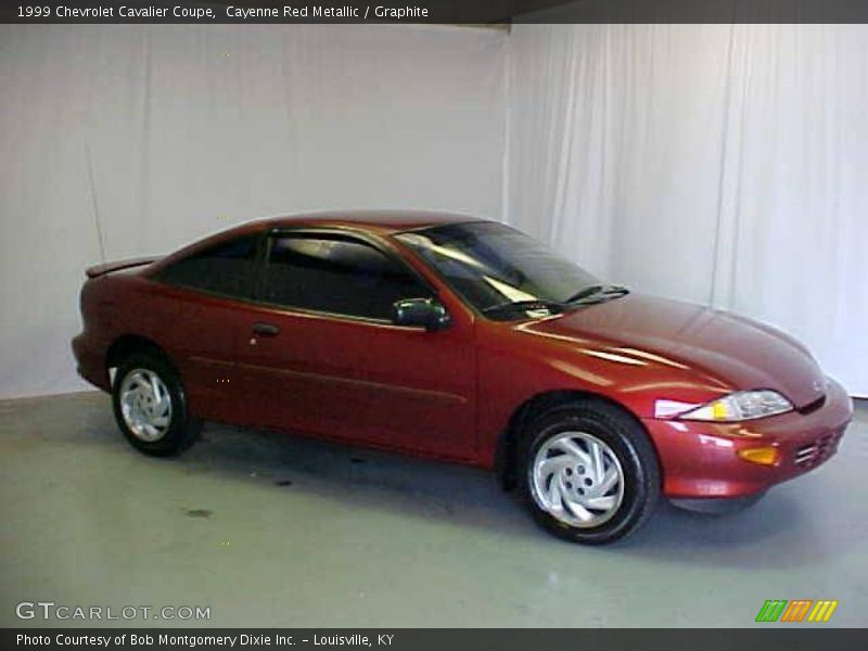 Cayenne Red Metallic / Graphite 1999 Chevrolet Cavalier Coupe