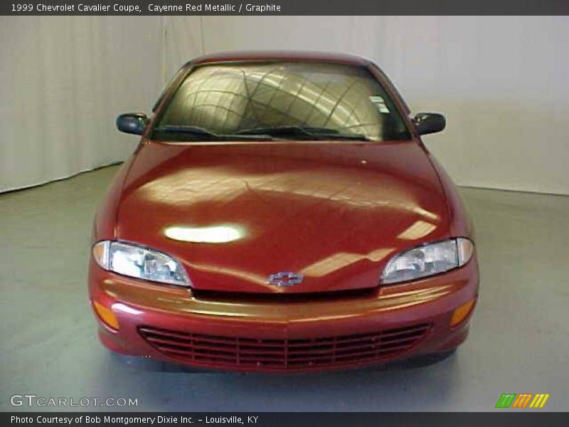 Cayenne Red Metallic / Graphite 1999 Chevrolet Cavalier Coupe