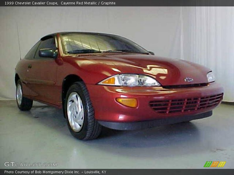 Cayenne Red Metallic / Graphite 1999 Chevrolet Cavalier Coupe