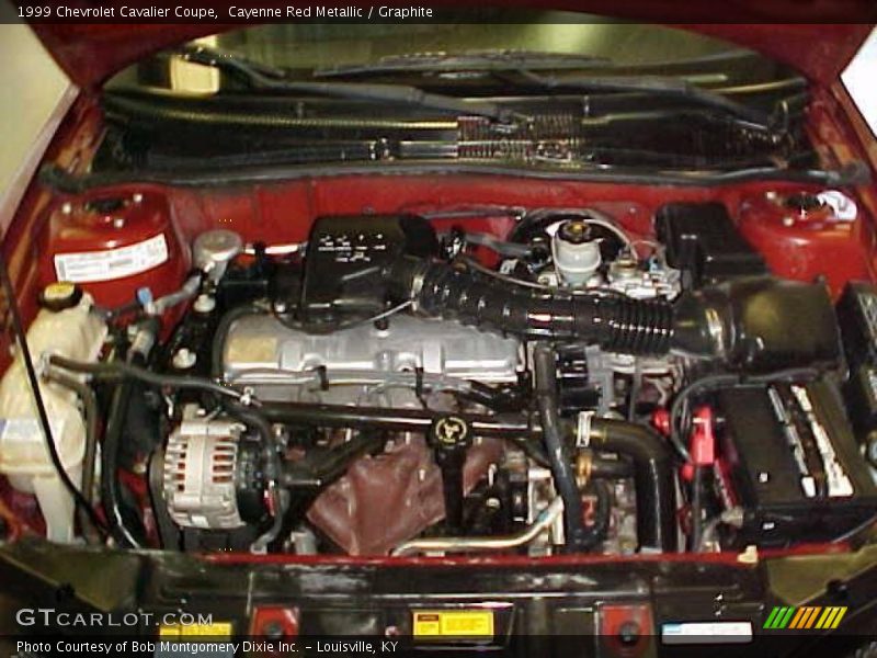 Cayenne Red Metallic / Graphite 1999 Chevrolet Cavalier Coupe