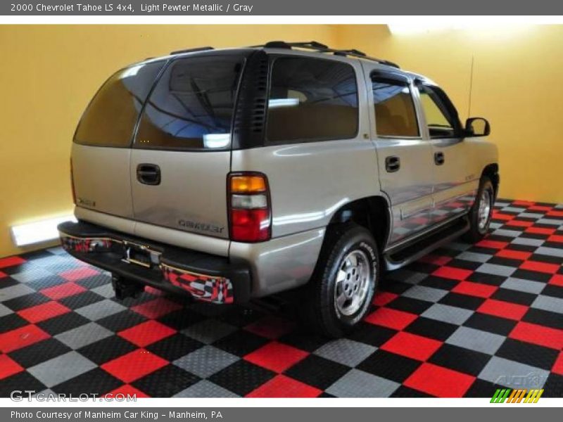 Light Pewter Metallic / Gray 2000 Chevrolet Tahoe LS 4x4