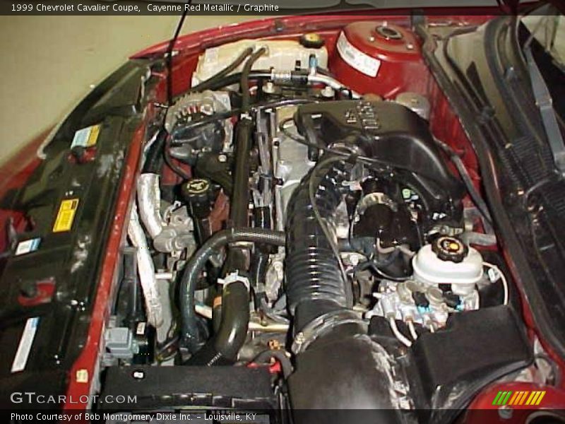 Cayenne Red Metallic / Graphite 1999 Chevrolet Cavalier Coupe