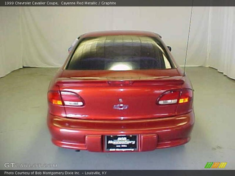 Cayenne Red Metallic / Graphite 1999 Chevrolet Cavalier Coupe