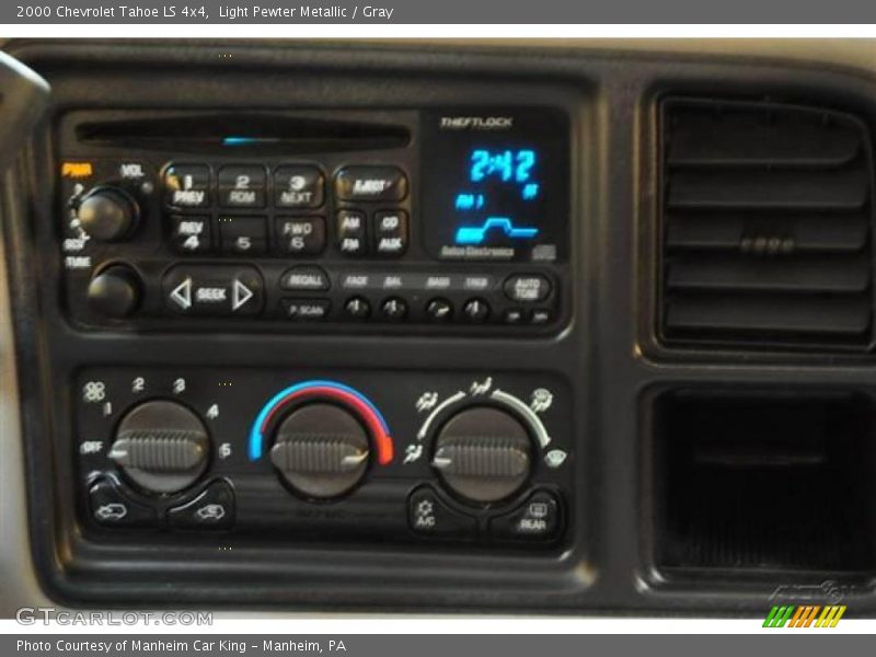 Light Pewter Metallic / Gray 2000 Chevrolet Tahoe LS 4x4