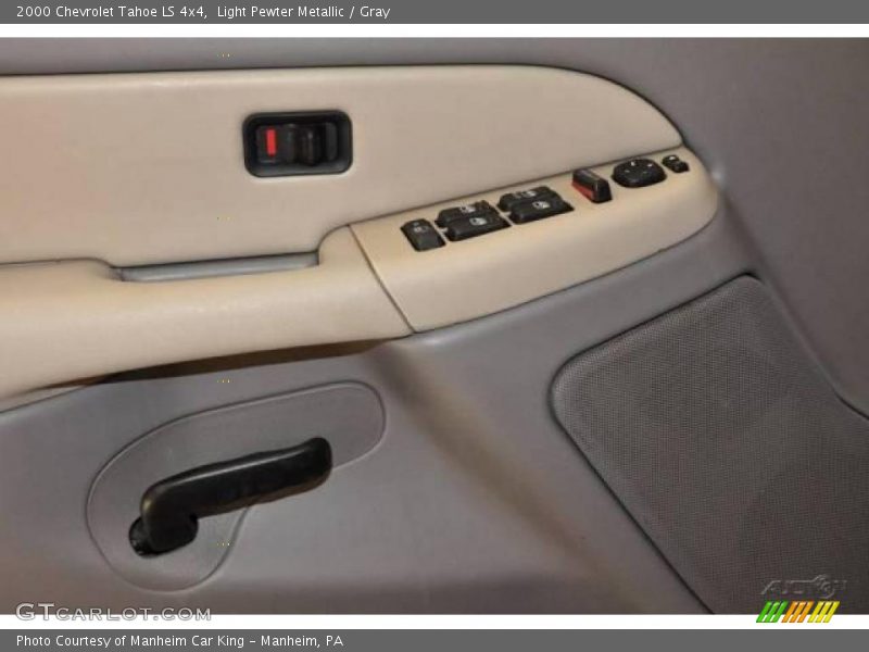 Light Pewter Metallic / Gray 2000 Chevrolet Tahoe LS 4x4