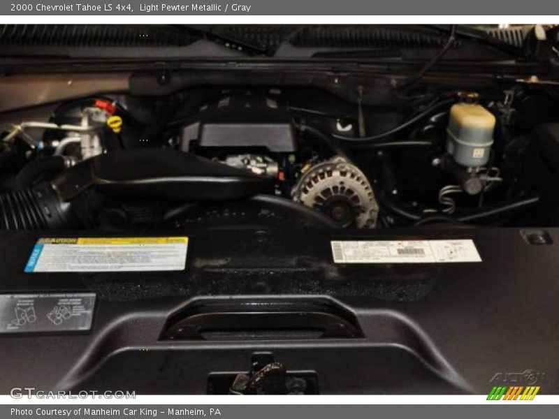 Light Pewter Metallic / Gray 2000 Chevrolet Tahoe LS 4x4