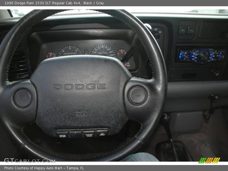 Black / Gray 1996 Dodge Ram 1500 SLT Regular Cab 4x4