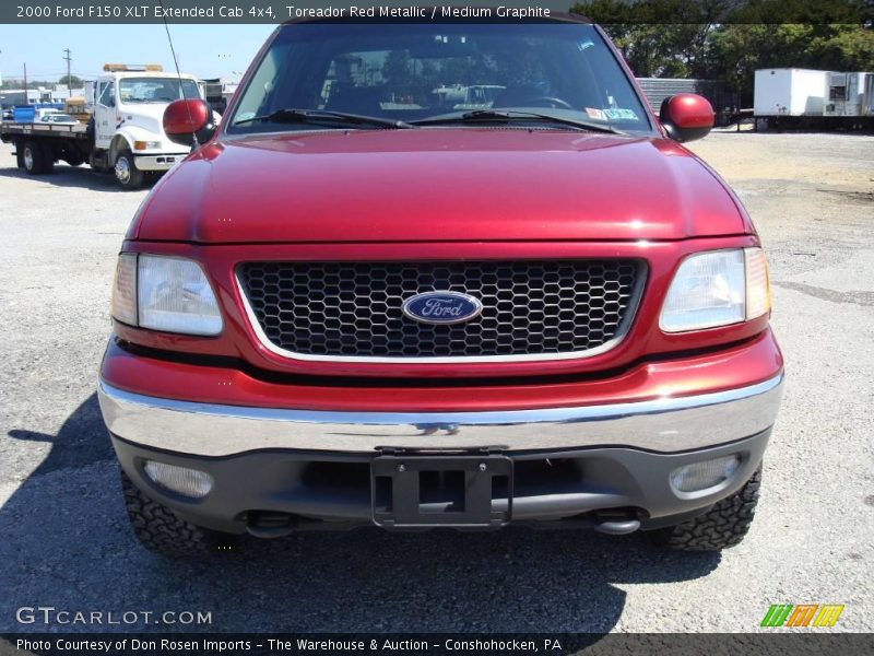 Toreador Red Metallic / Medium Graphite 2000 Ford F150 XLT Extended Cab 4x4