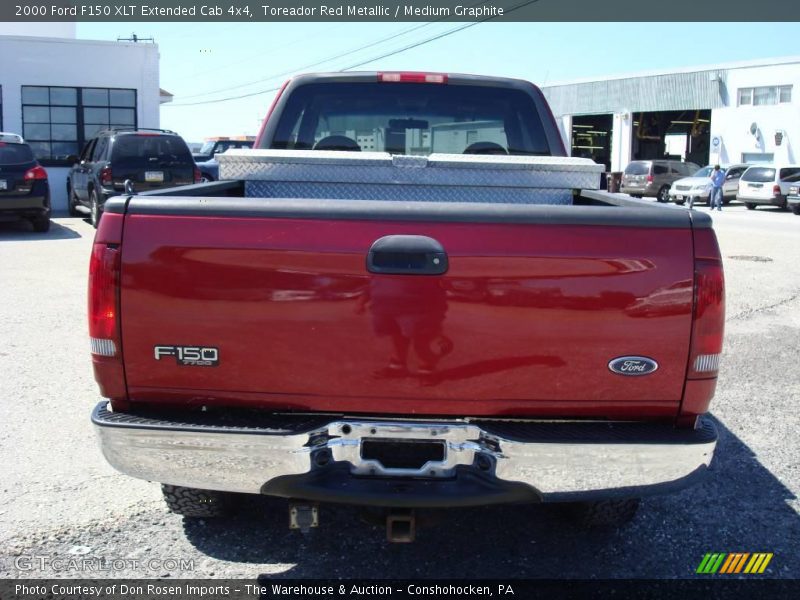 Toreador Red Metallic / Medium Graphite 2000 Ford F150 XLT Extended Cab 4x4
