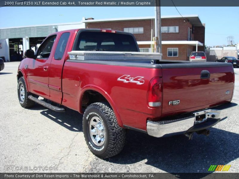 Toreador Red Metallic / Medium Graphite 2000 Ford F150 XLT Extended Cab 4x4