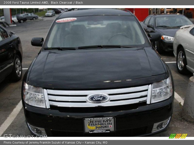 Black Clearcoat / Black 2008 Ford Taurus Limited AWD