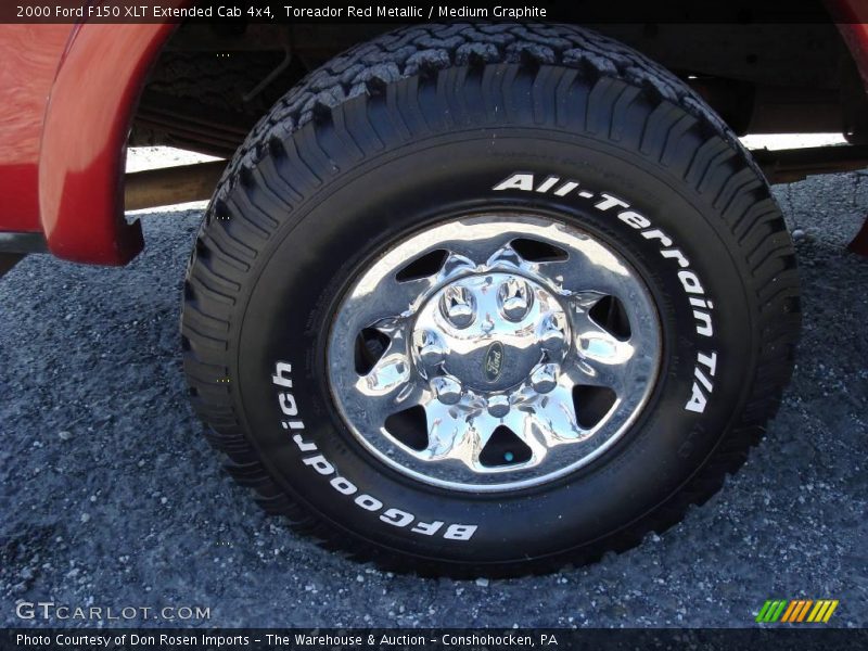 Toreador Red Metallic / Medium Graphite 2000 Ford F150 XLT Extended Cab 4x4