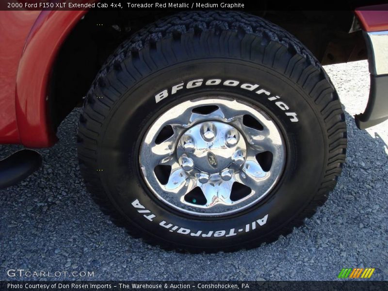 Toreador Red Metallic / Medium Graphite 2000 Ford F150 XLT Extended Cab 4x4